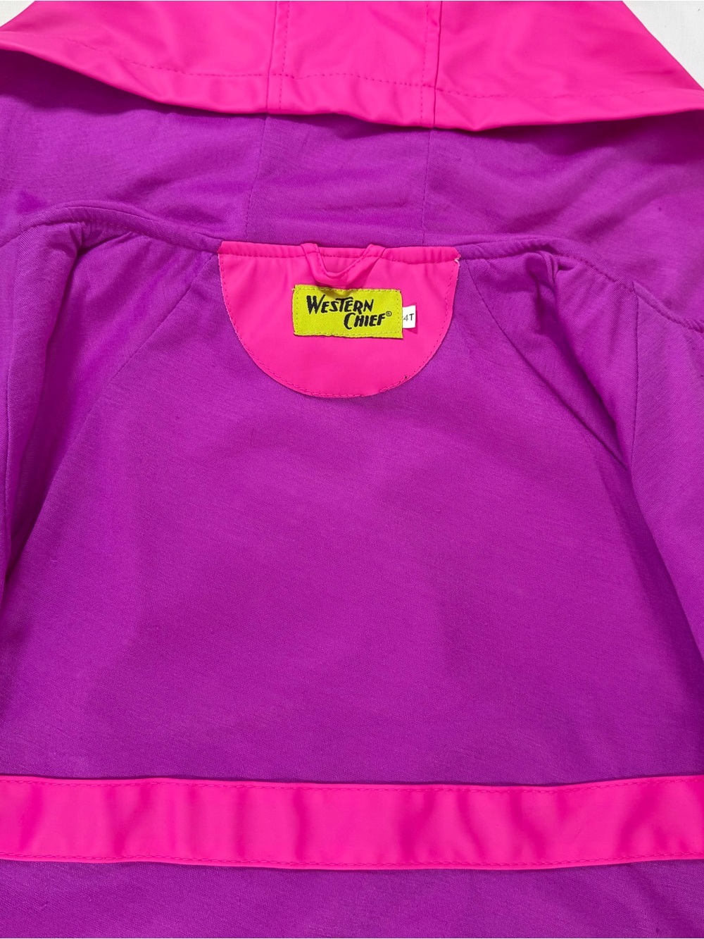 Western Chief Flower Cutie Rain Coat Size 4T Girls' - Picture 10 of 14